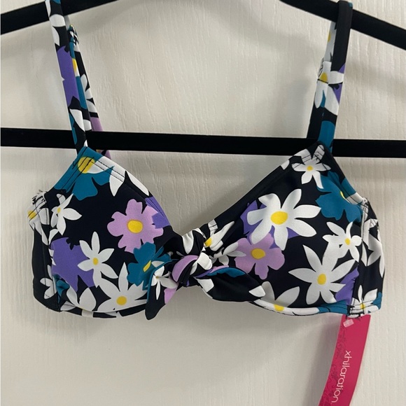 Exhilaration Floral Bikini Top XS - Picture 1 of 2